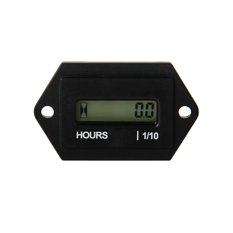 

Digital LCD Resettable Hour Meter DC 4.5-90V For Any Engine Lawn Mower Tractor Truck Forklift Marine Marine ATV Motorcycle Snowm
