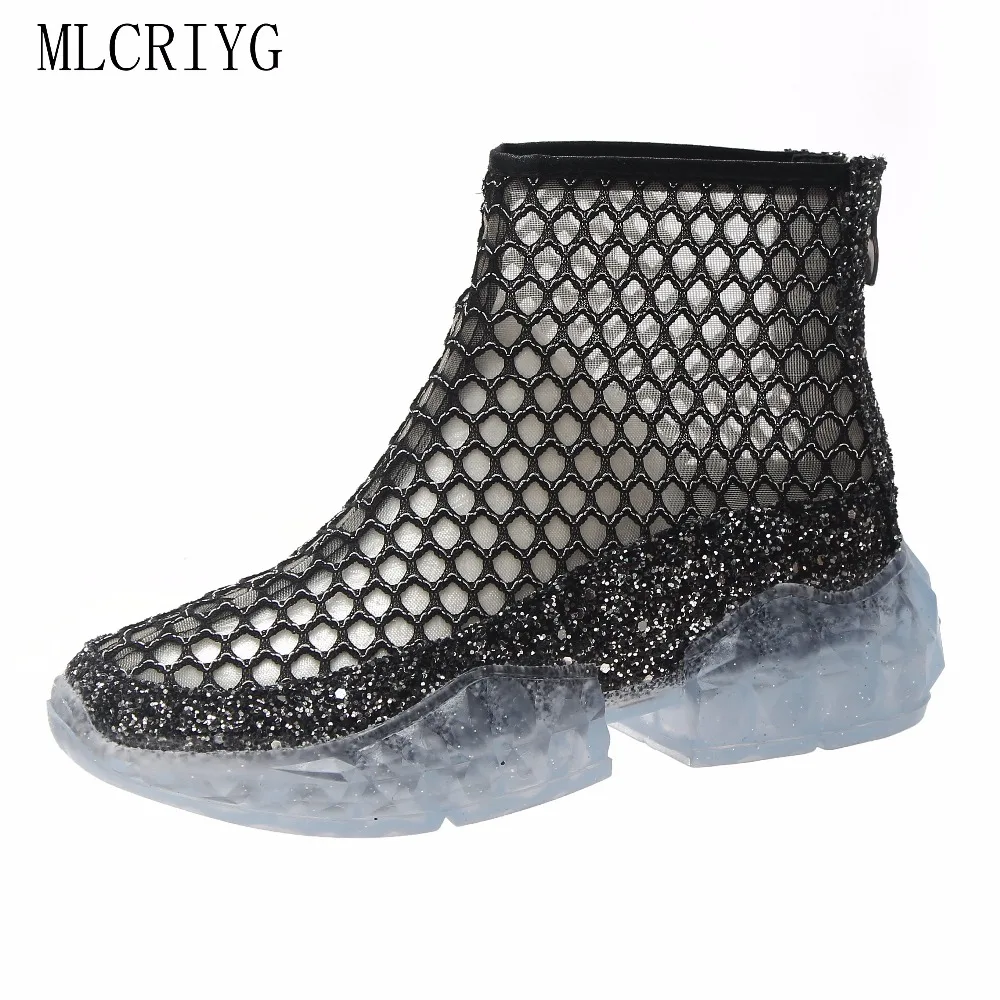 Новинка 2020 Обувь для покупок на Плоском Каблуке Женские летние спортивные