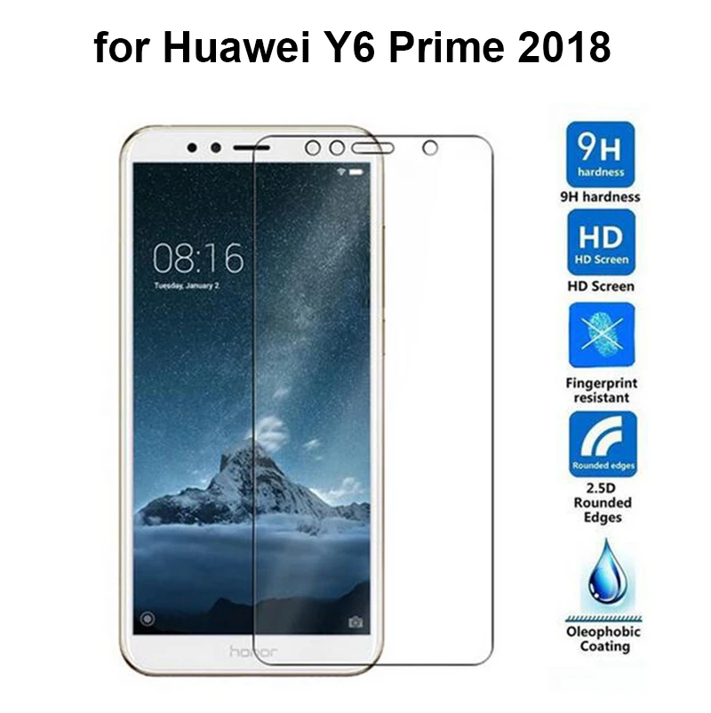 

Для Huawei Y6 2018 защитная пленка из закаленного стекла Защитная пленка для экрана на Huawei Y6 Prime 2018 стекло Huawei Honor 7A 5,7"
