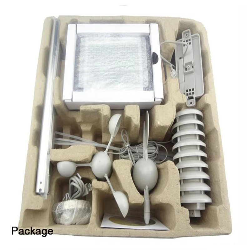 Беспроводная метеостанция с сенсорным ЖК экраном 4 0 термометр гигрометр