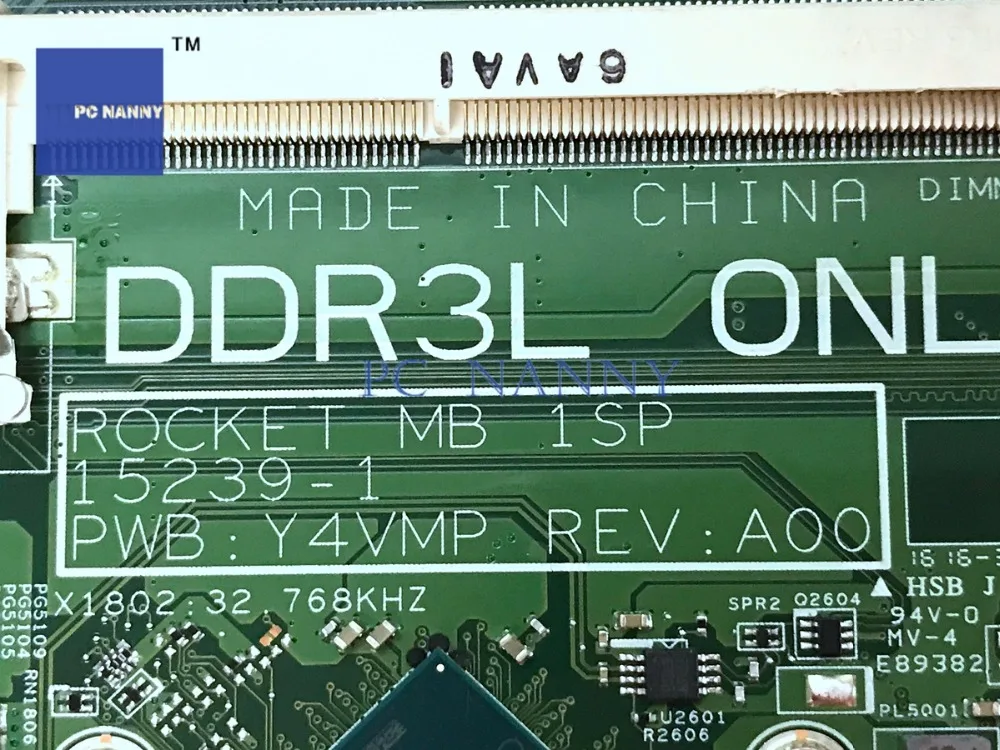 Материнская плата PCNANNY FK63J 0FK63J 15239-1 для DELL INSPIRON 11 3162 Pentium N3710 материнская ноутбука |