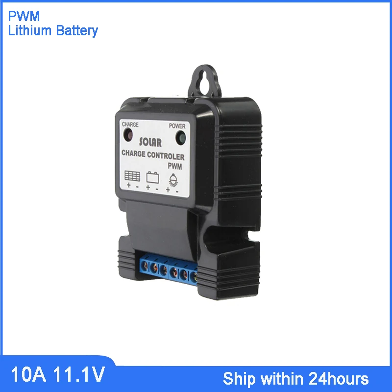 PWM 11 1 В 10A Контроллер заряда на солнечной батарее для 3 шт. зарядки литиевой