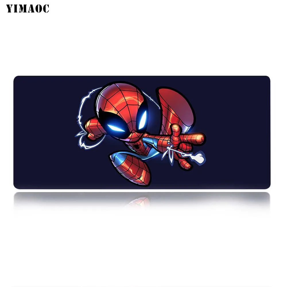 YIMAOC Marvel Человек-Паук Коврик для мыши 40x90 см компьютерная коврик для мыши Противоскользящий натуральный резиновый игровой коврик для мыши