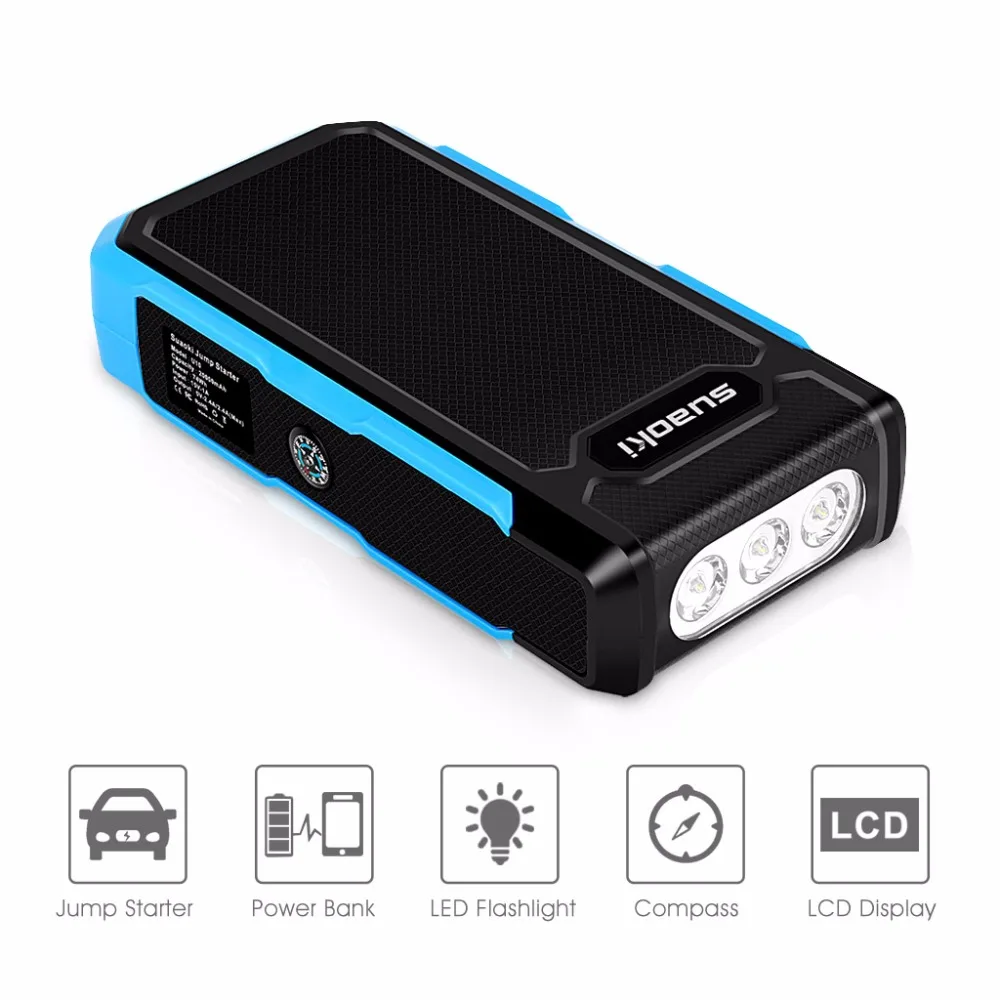 Suaoki U10 автомобильный стартер 20000 мАч Внешний аккумулятор аккумуляторная батарея