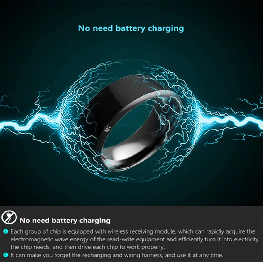 Werable устройств jakcom R3 смарт Кольцо электронный металла с ЧПУ мини-волшебное кольцо