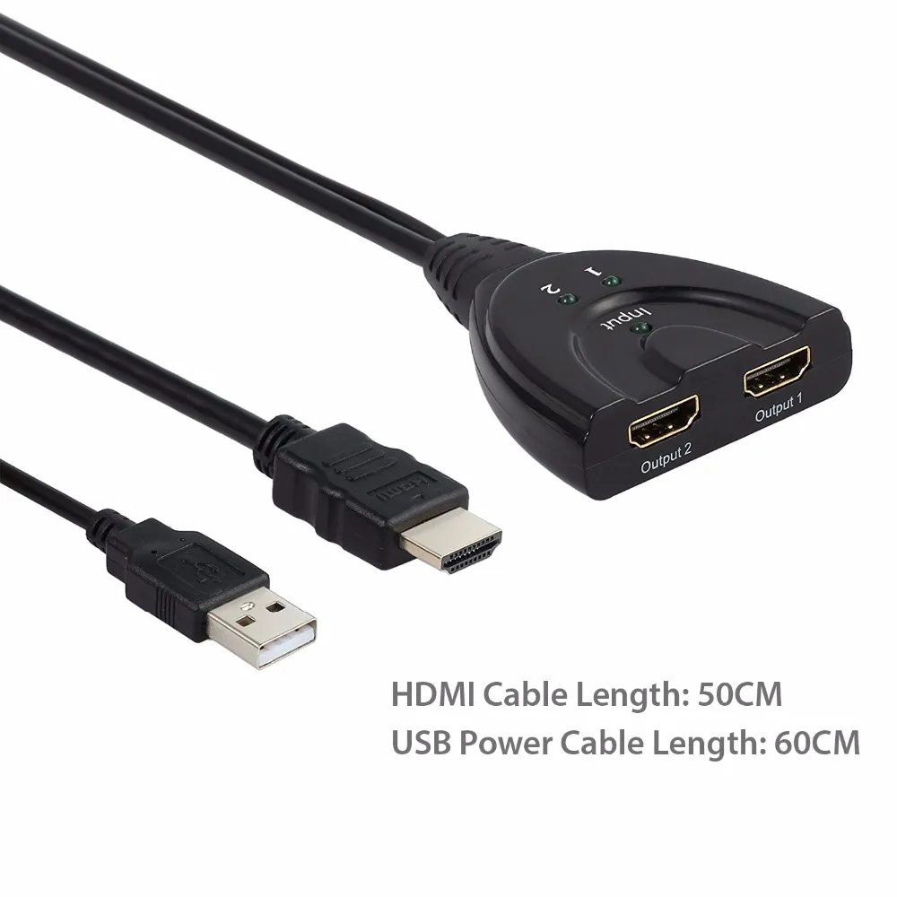 PROZOR 4K * 2K 3D HDMI совместимый 1X2 сплиттер Поддержка DTS HD DSD LPCM 7 1 конвертер для