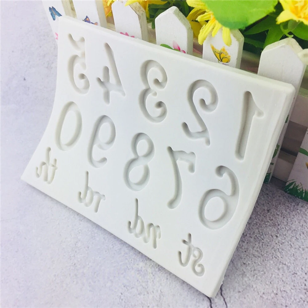3D DIY Chocolate Cookies Digital Cloud Shape Fondant Cake Tools Creative Silicone Mold | Дом и сад