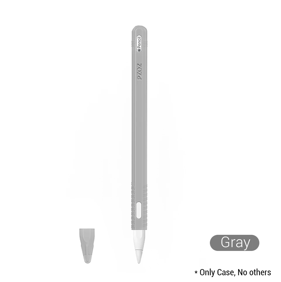 PZOZ для Apple Pencil 2 Чехол iPad Pro чехол-карандаш для планшета сенсорный Стилус Защитная крышка чехол Портативный мягкий силиконовый чехол