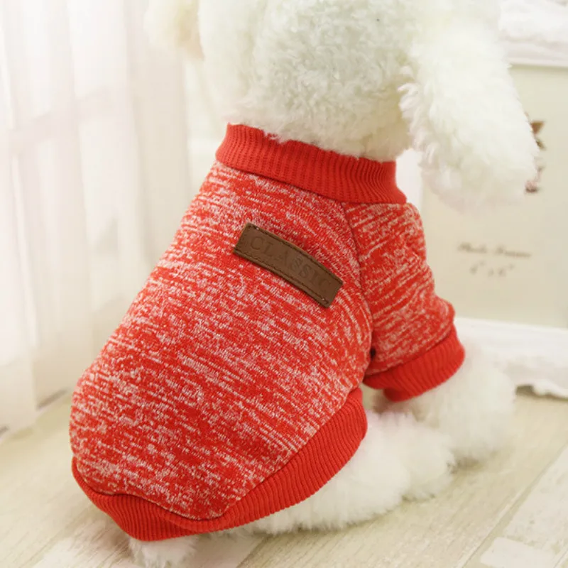 T DogLemi 11 Colors Dog Coats Classic Fashion Puppy Cat Warm Clothes Apparel Jumper Sweater Knitwear Costume Hoodie Jackets | Дом и сад