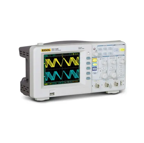 RIGOL оригинальный DS1102E цифровые осциллографы 100 МГц полоса пропускания 2