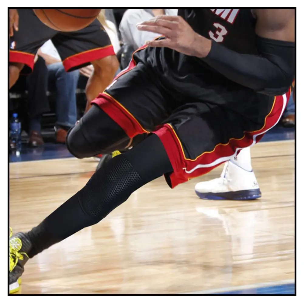 2 шт./упак. удлиненный дышащий наколенник размер ноги поддержка рукавов Защитное