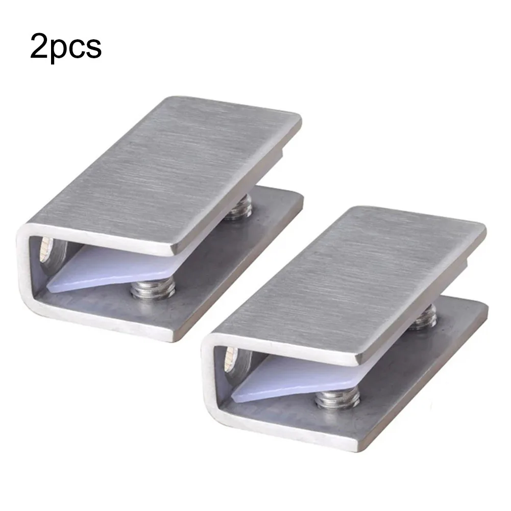 2 шт стеклянные зажимы полка из нержавеющей стали фиксированные | Дом и сад