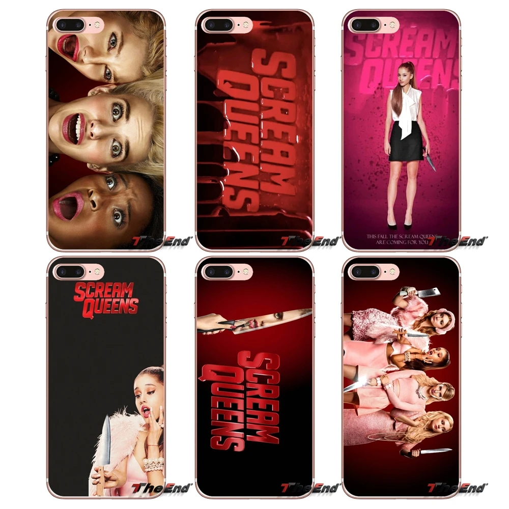 Для iPhone X 4 4S 5 5S 5C SE 6 6S 7 8 Plus Samsung Galaxy J1 J3 J5 J7 A3 A5 2016 2017 Scream Queens SQ. Мягкий чехол KKT Brittany|case