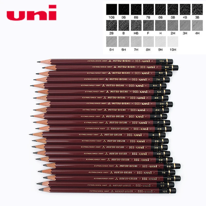 Карандаш для рисования 6 шт./лот Mitsubishi Uni HI UNI 22C 22 вида стандартные карандаши с