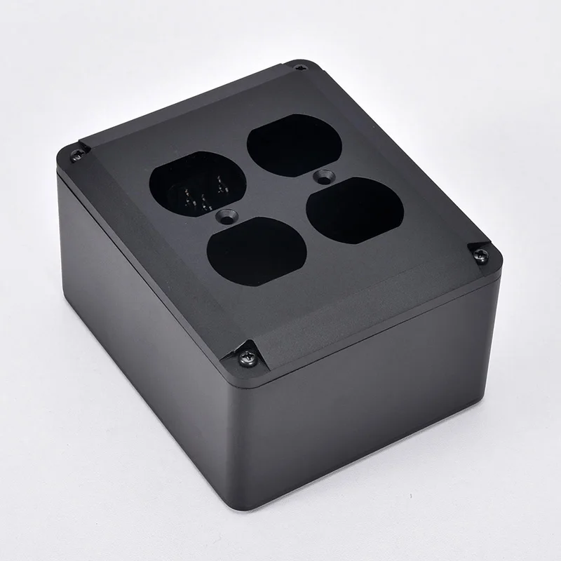 

New BZ1311 Power socket aluminum chassis American standard socket box Power strip case