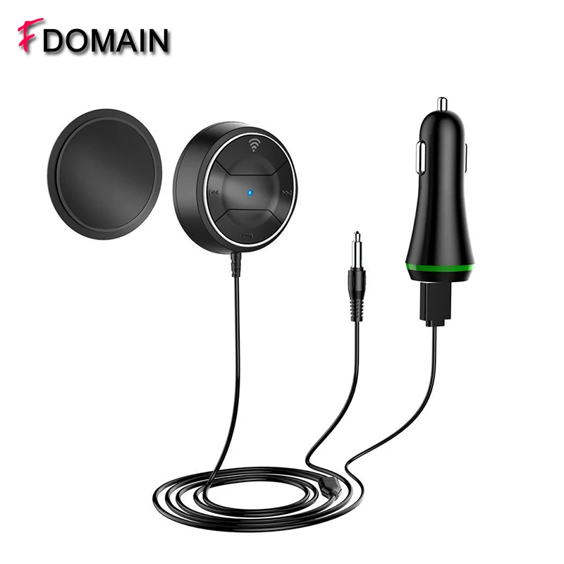 FDOMAIN 3 5 мм Автомобильный AUX bluetooth a2dp аудио приемник адаптер handsfree kit NFC быстрое