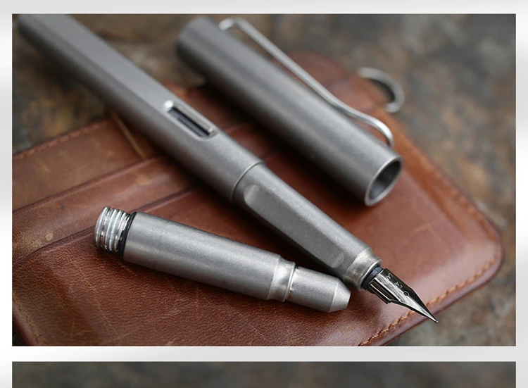 EDC из титанового сплава, тактическая ручка для самозащиты и выживания с многофункциональными портативными зубчатыми инструментами EDC