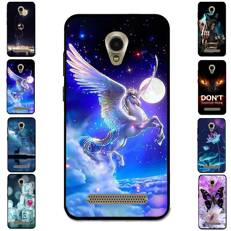 Чехол для Prestigio Wize YA3 PSP3416 Don't Touch My phone Animal Gold Eyes чехол Y3 PSP3406DUO|Бамперы| |