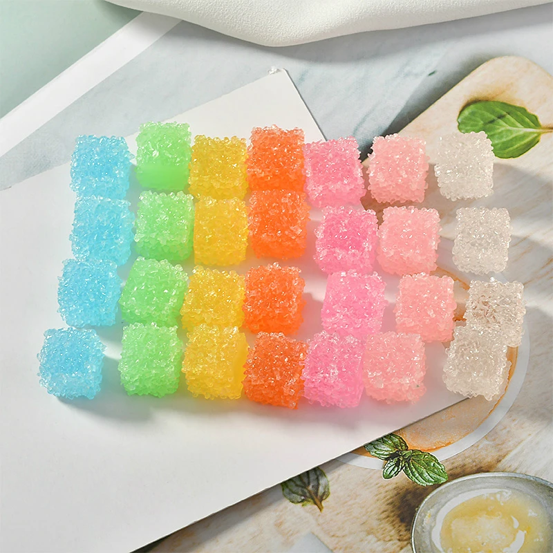 Diy аксессуары для сережек ушей цветные соки мягкие конфеты полимерные стерео