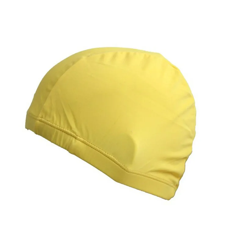 2018 Waterproof Nylon Swimming Cap Male Female Solid Swim Pool Hat For Men Women Adults Free Size Elastic Bathing |