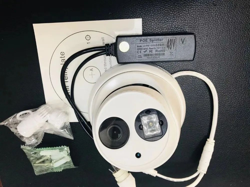 Hikvision Многоязычная английская 4MP EXIR IP POE Сетевые купольные водонепроницаемые