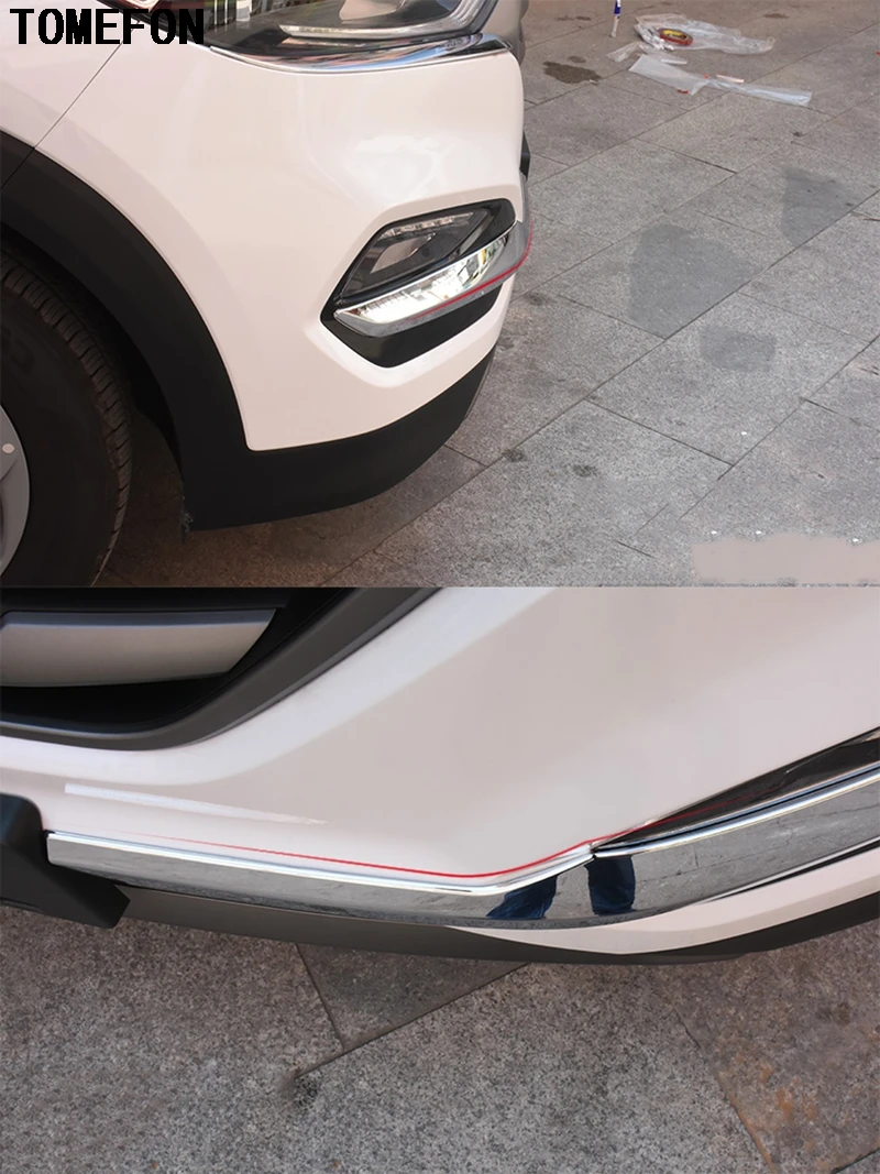 Накладка на передний бампер для Hyundai TUCSON 2015 2016 ABS | Автомобили и мотоциклы