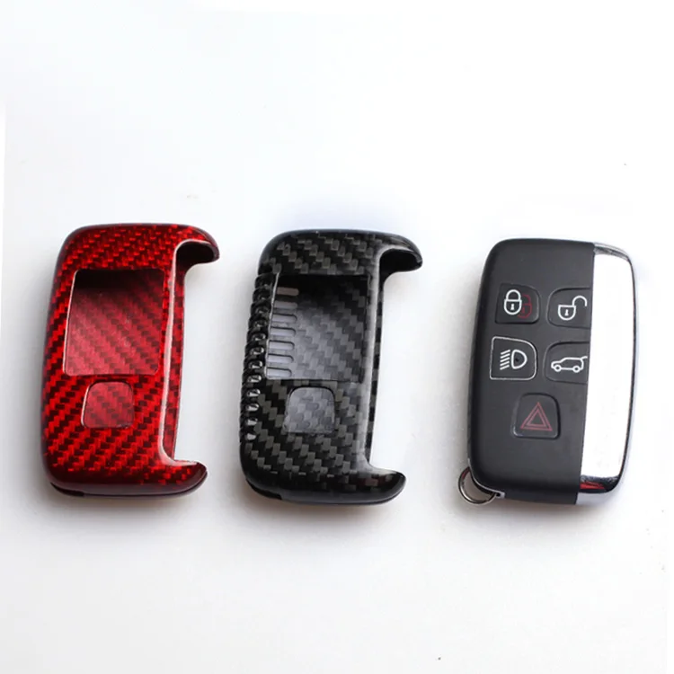 T Carbon Fiber Smart Key Cover чехол для ключей Land Rover Range Discovery Sport Evoque Freelander 2 LR3 LR4|fob cover|smart key