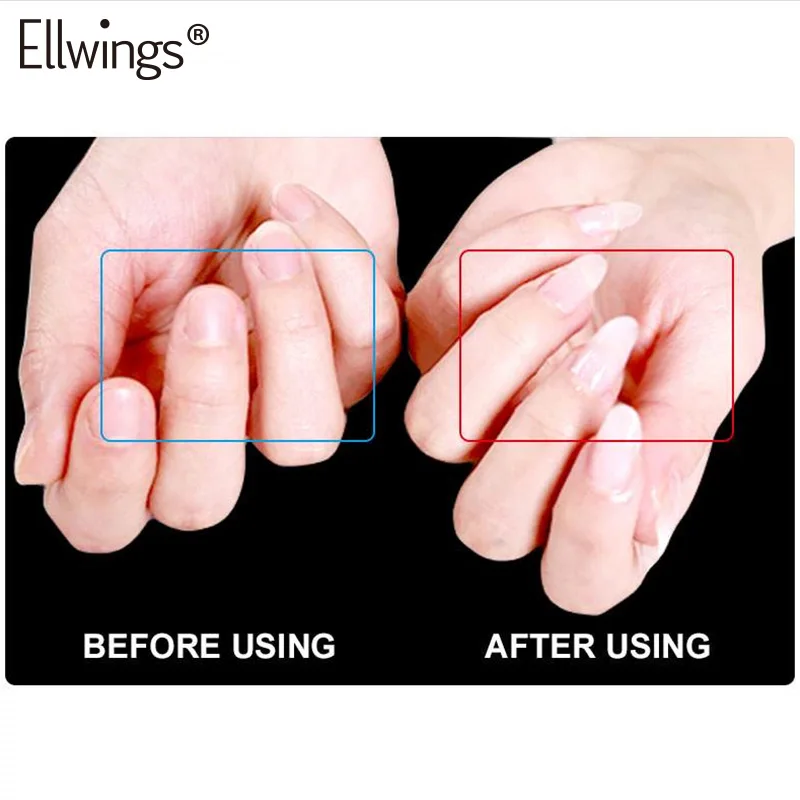 Ellwings 3 шт УФ гель для ногтей Лаки быстро сохнут палец наращивание полигель UV