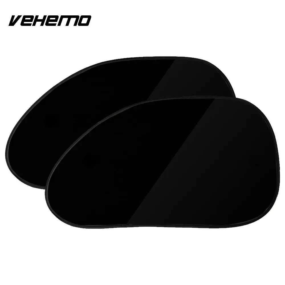 Vehemo Static Cling 2pcs Windshield Sunshade Vehicle Auto Sun Visor Car SunShade Portable Durable Side Window Curtain | Автомобили и