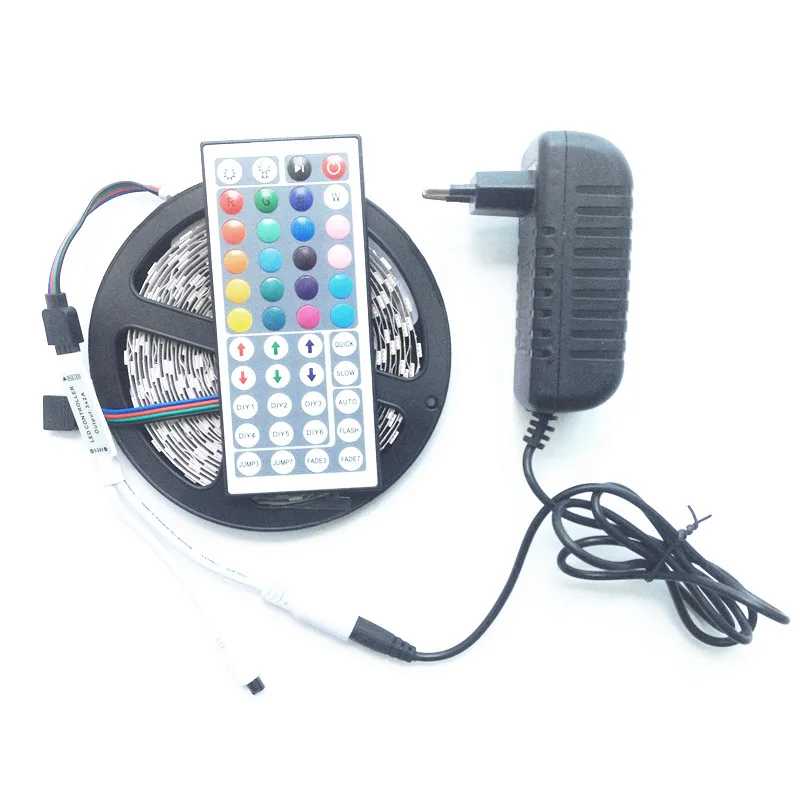 Не водонепроницаемая светодиодная лента RGB 30D 150LED SMD5050 ИК пульт дистанционного
