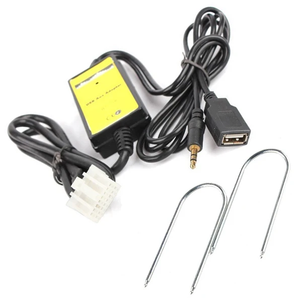 Автомобильный Aux USB адаптер музыкальный аудио вход кабель для Mazda 3 6 CX7 MX5 iPhone 5 6|cable