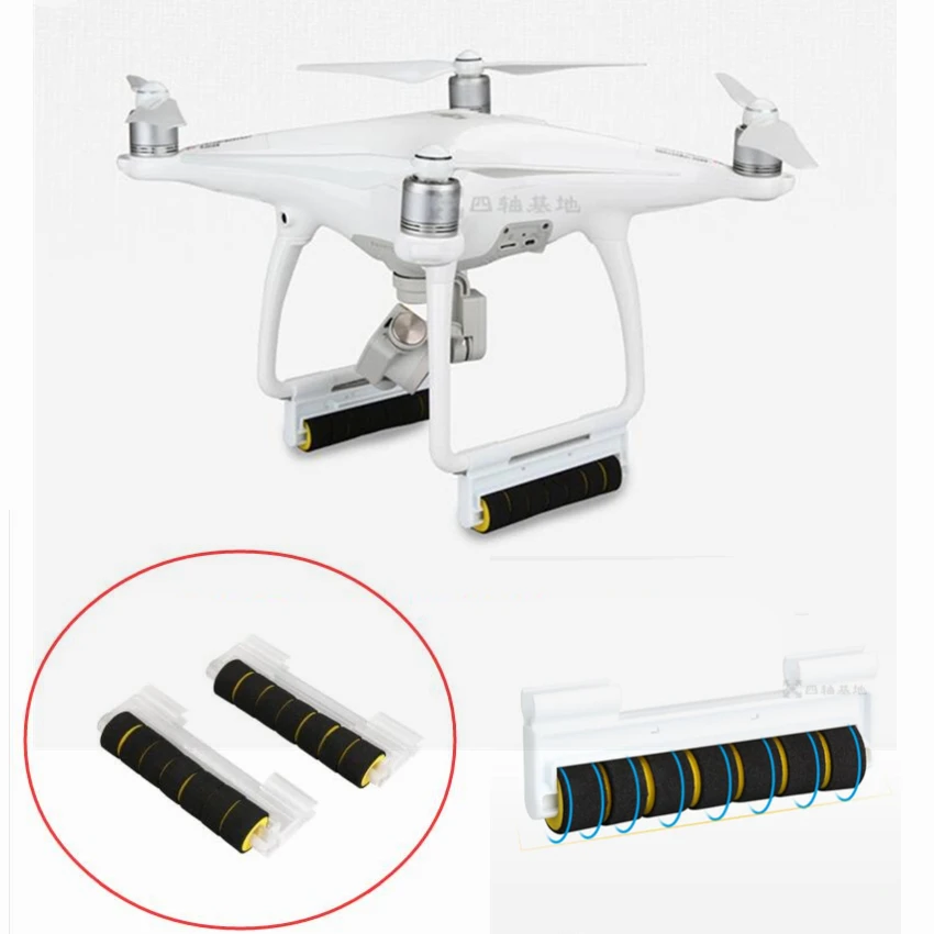 DJI Phantom 4 обновленные детали высокая посадка расширитель шасси с демпферной