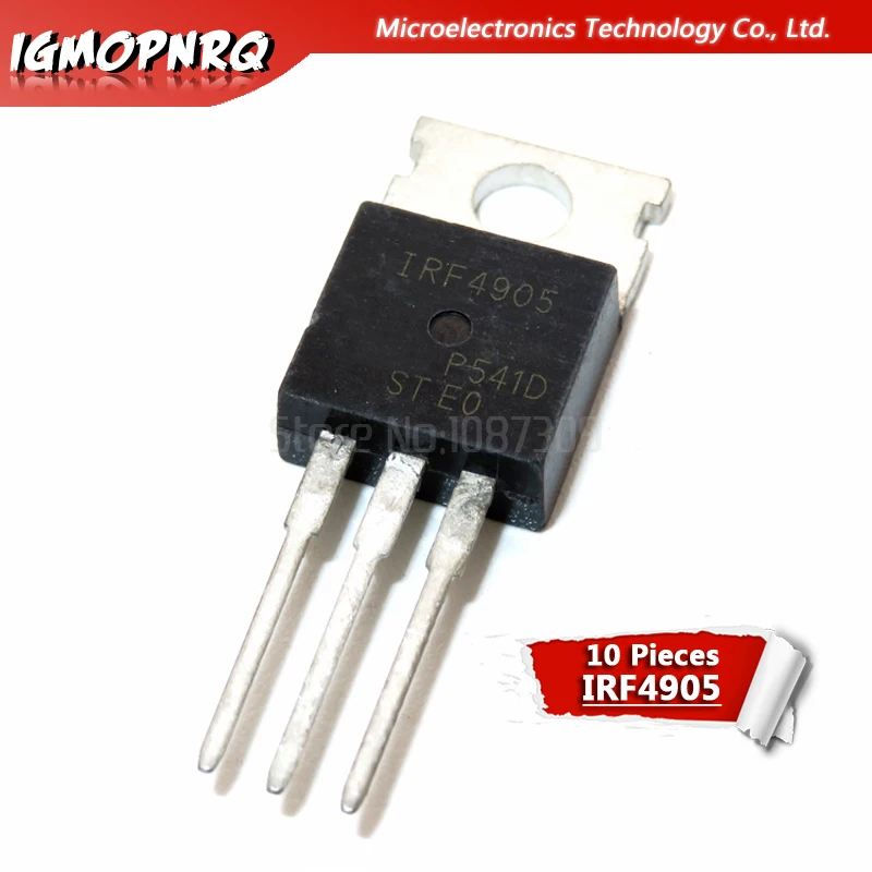 10pcs IRF1404 IRF1405 IRF1407 IRF2804 IRF2807 IRF3205 IRF3708 IRF3710 IRF3808 IRF4905 IRF3205PBF IRF1010E IBUW IRF1404PBF | Электронные