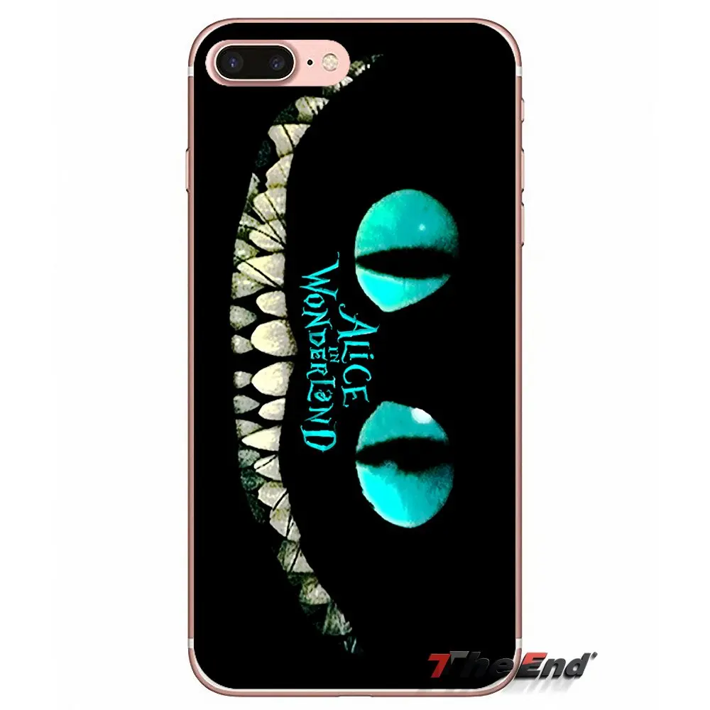 Для Samsung Galaxy J1 J2 J3 J5 J7 A3 A5 A7 2015 2016 2017 J530 J730 Fundas Coque Alice in Wonderland Space Cheshire Cat Cover | Мобильные