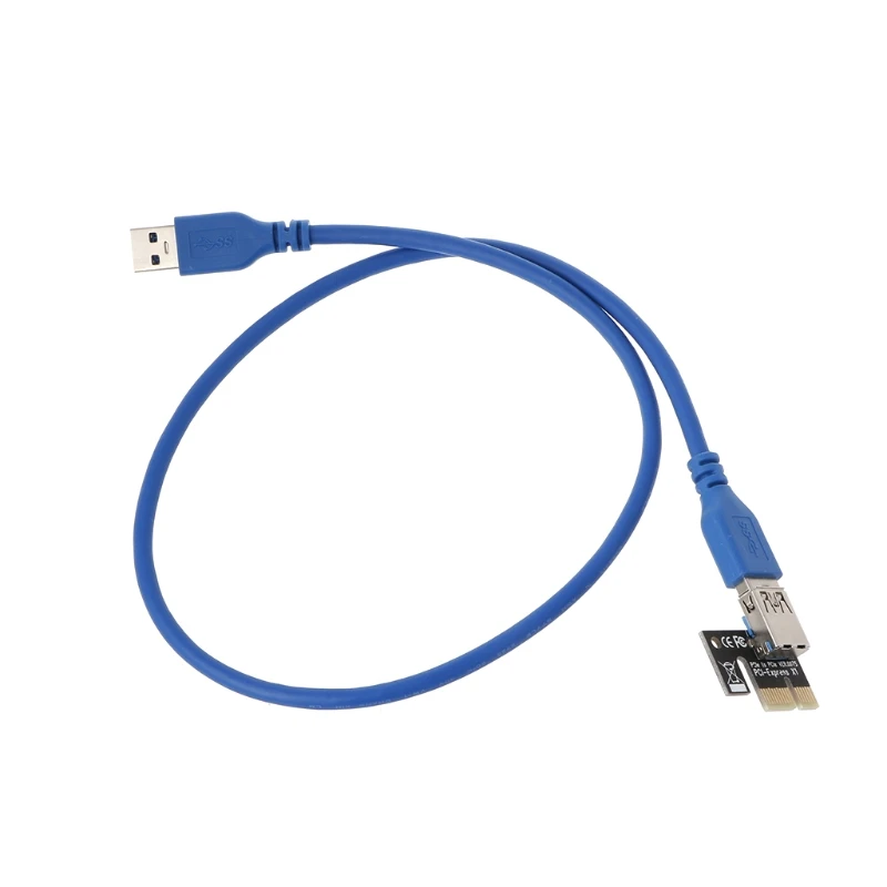 4pin 6pin SATA power PCIExpress 16X Slot Riser Card USB 3,0 PCI-E pci-express 1x to 16x PCIE Riser для майнинга биткоина BTC