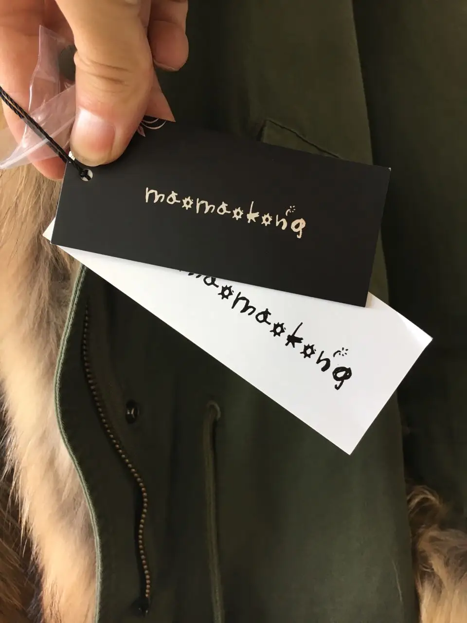 MAOMAOKONG, меховое пальто, парки, зимняя куртка, Женская парка, большой, натуральный мех енота, Воротник из натурального Лисьего меха, длинная верхняя одежда
