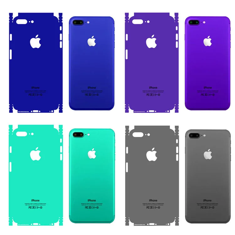 500 шт./лот для iPhone 5S 6 6splus задняя пленка 3D полное покрытие наклейка телефона iphone 7 Plus