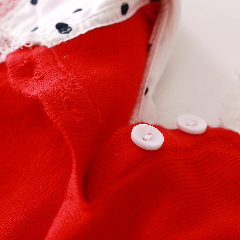 Auro Mesa vestido infantil; рождественское трикотажное платье с длинными рукавами для малышей; платье принцессы с рисунком собаки для малышей; вязаная одежда для маленьких девочек