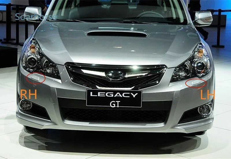 Soarhorse фары фара форсунки омывателя крышка Кепки для Subaru Legacy GT 2010 2011 2013 для Outback 2013