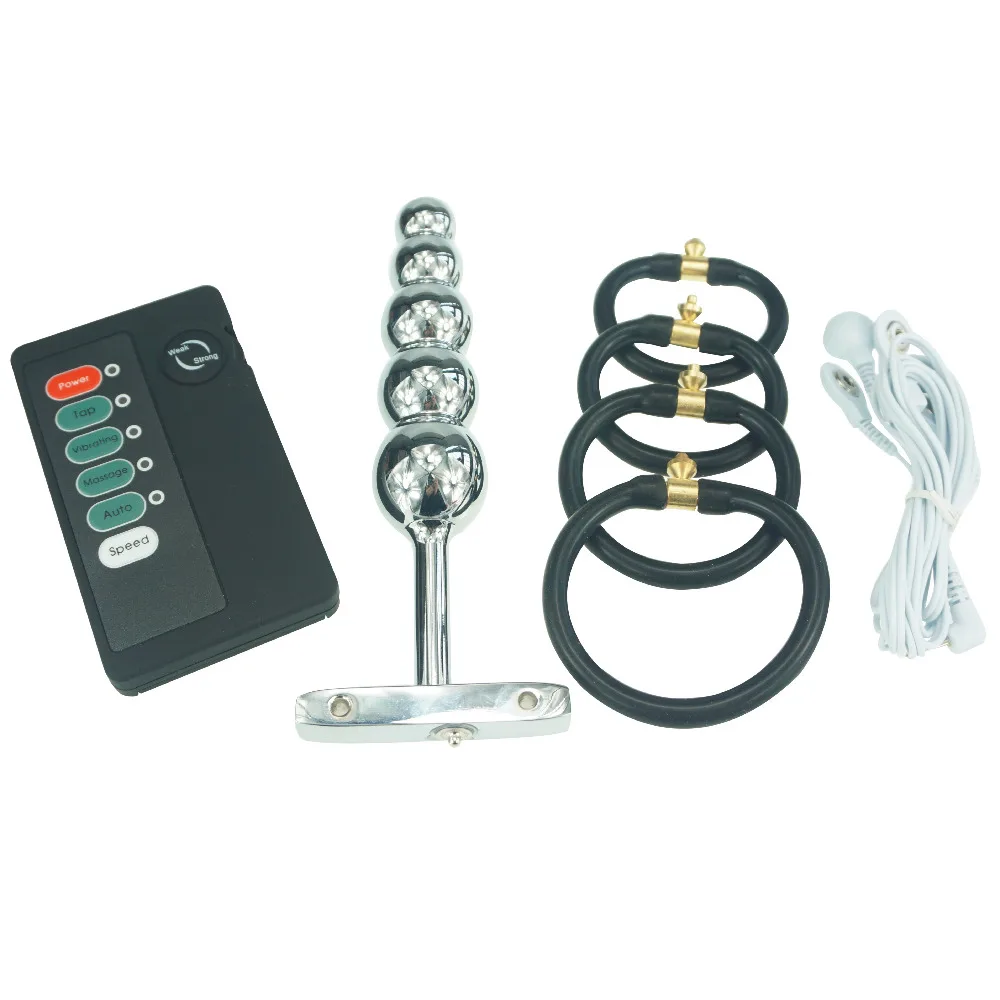 Электрическая волна оборудование для ударотерапии Анальная пробка массажер