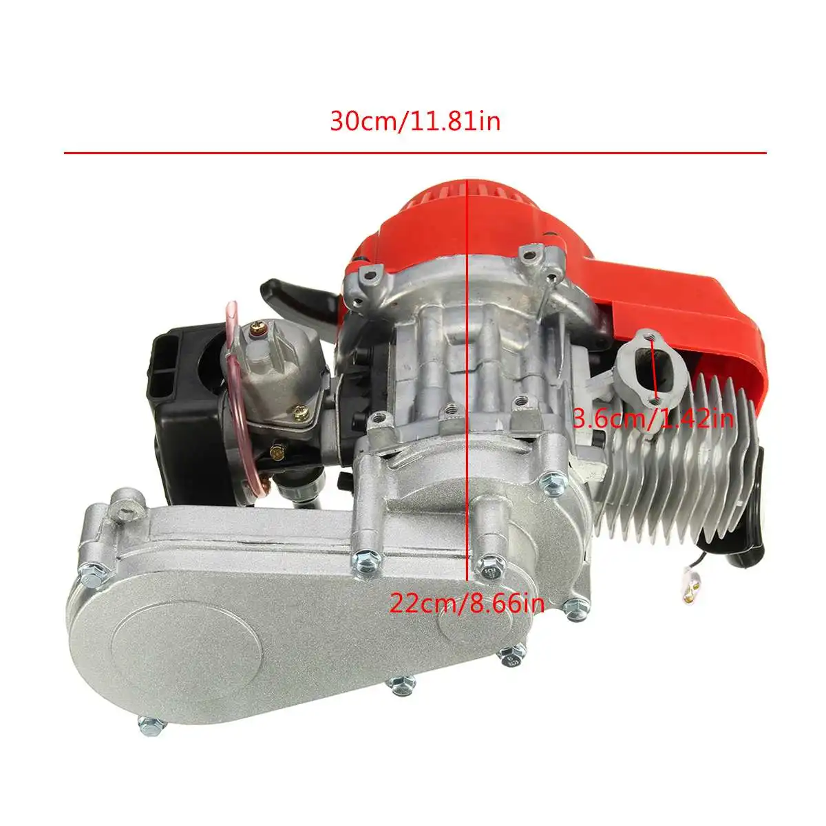 49cc 2 тактный двигатель с воздушным фильтром Carb T8F до 14 ти лет Шестерни коробка для мини Dirt Bike ATV Quad