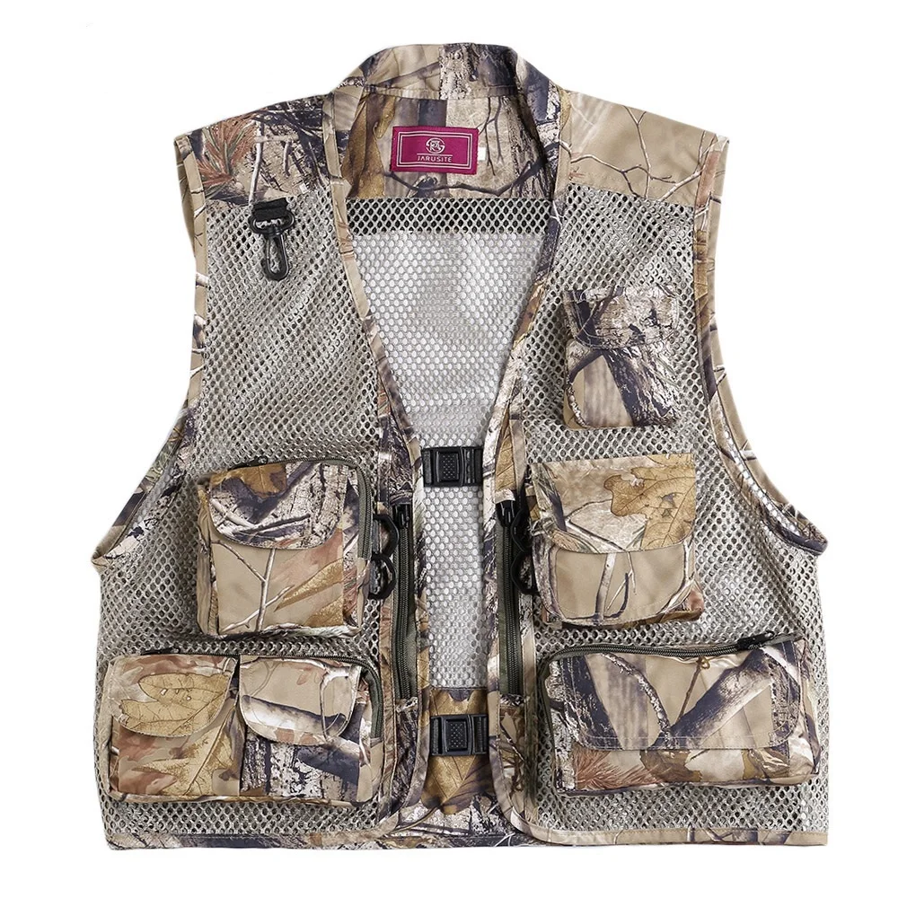 Открытый рыбалки охоты сетки жилет с множеством карманов быстросохнущая