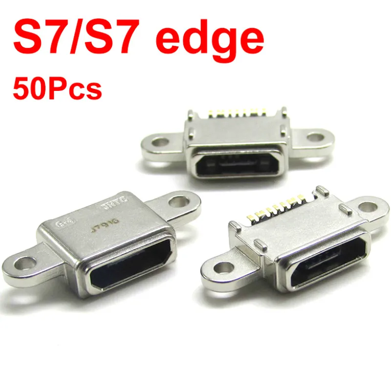 50 шт./лот Новый USB разъем для зарядного устройства Samsung Galaxy S7 G930 G930F & EDGE G935 G935F G9350