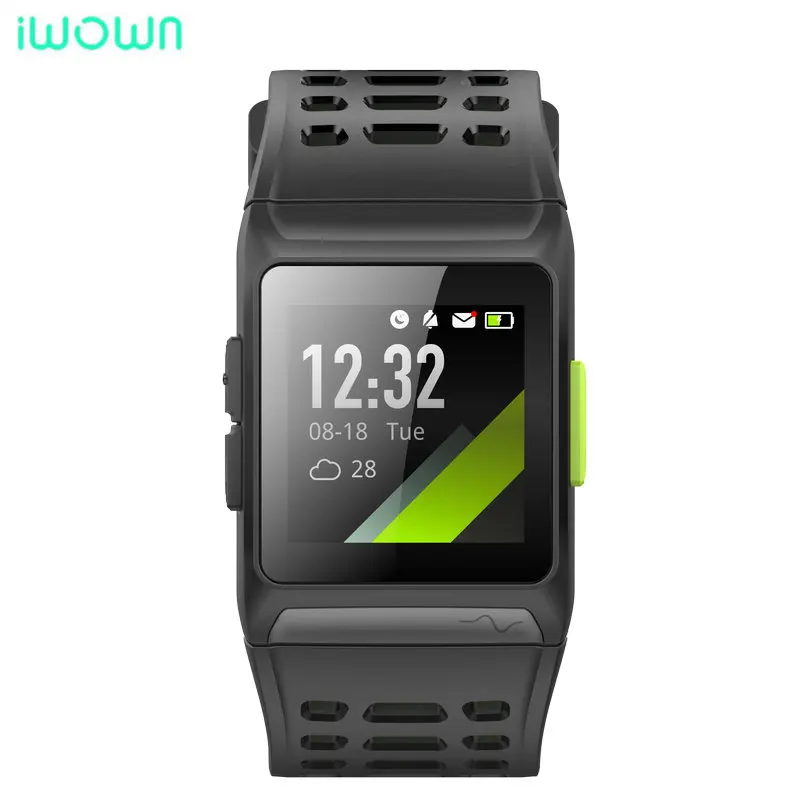 IWOWN P1 динамический датчик сердечного ритма ECG анализ HRV Встроенный gps ips цветной экран несколько спортивных режимов мужские Смарт-часы