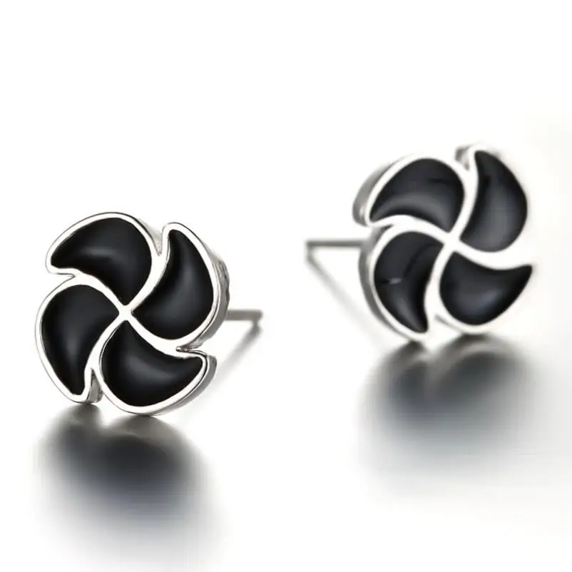 Большие черные супер яркие пластиковые серьги подвески с кристаллами в виде