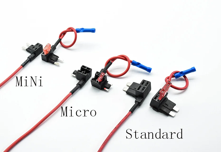 12 В маленький средний автомобильный предохранитель Add-a-circuit TAP адаптер Micro/Mini/standard ATM, APM лезвие Авто держатель предохранителя с 10A ATM лезвие предохранителя