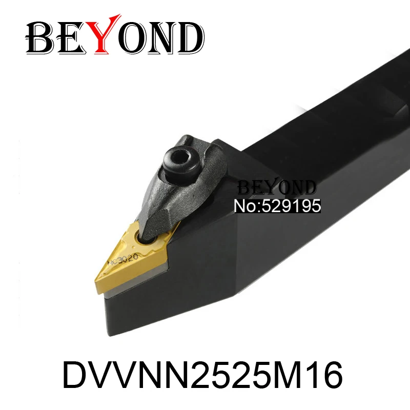 

OYYU DVVNN DVVNN2525M16 25mm Turning Tool Holder Boring bar D TYPE CNC Lathe Cutter Tools Holder for VNMG 1604 Carbide inserts