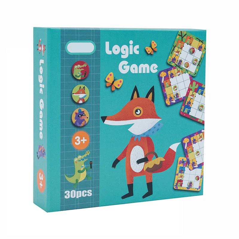 Логические игры для детей животный мир головоломка игрушка интеллект настольная