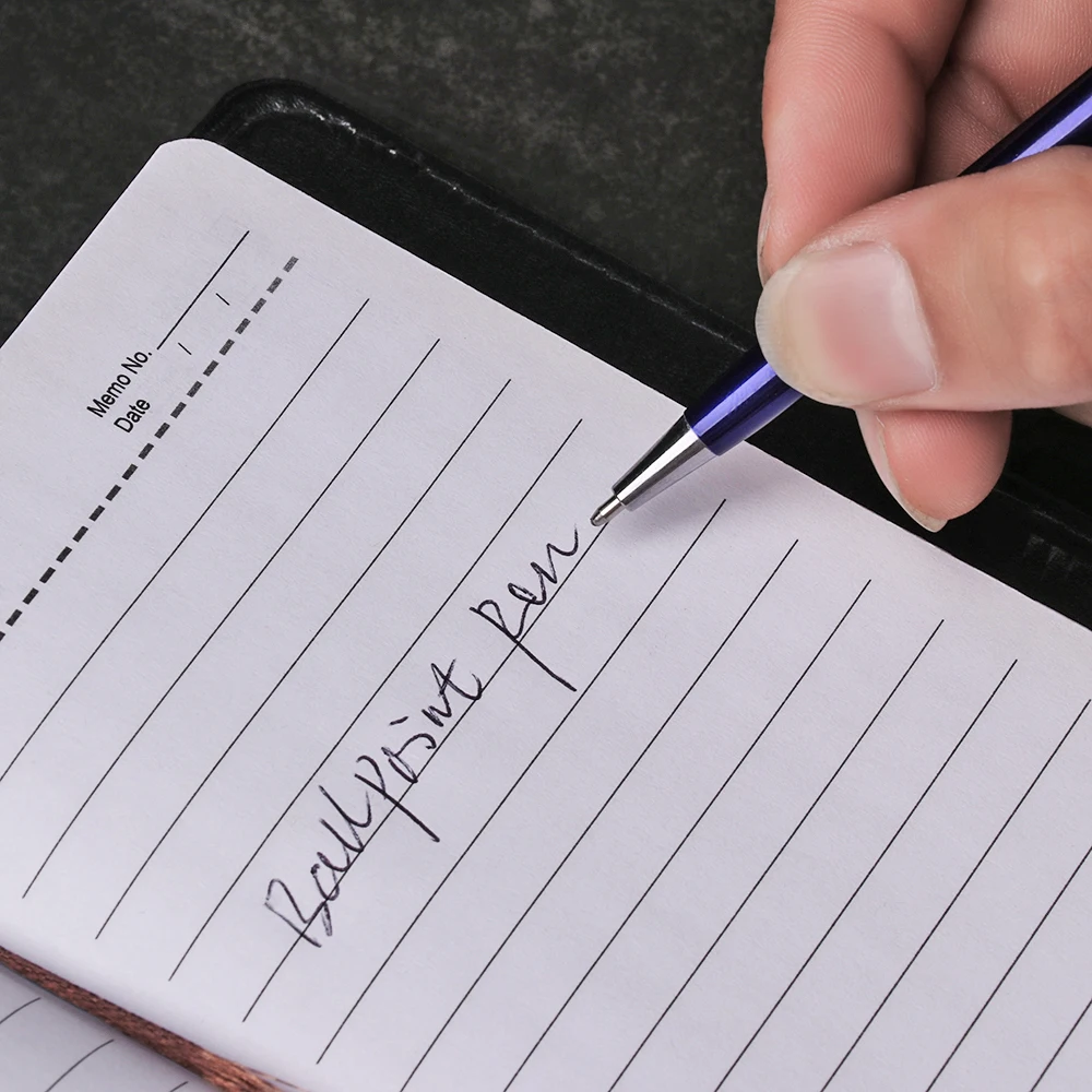 1 шт. металлическая шариковая ручка из нержавеющей стали Вращающаяся для подписи