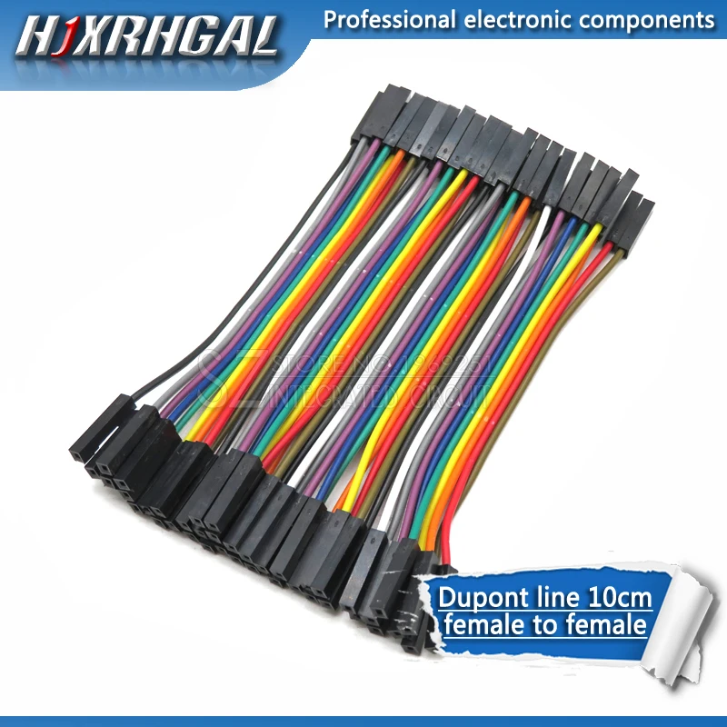 Dupont line 120 шт. 10 см мужской+ мужской женский и Женский Соединительный провод Dupont кабель для Arduino diy kit hjxrhgal